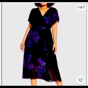 Brand new lovely purple flower dress